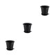 thumbnail image 4 of Macetas para orquídeas Billuyoard con agujeros de aire bandeja para Macetas suculentas doble capa Negro, 4 of 6