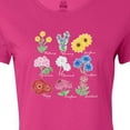thumbnail image 4 of Inktastic Wild Flower Chart Women's T-Shirt, 4 of 5