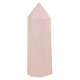 thumbnail image 1 of Varita hexagonal de cristal de cuarzo rosa de fluorita natural para adorno decorativo (5-6 cm), 1 of 7