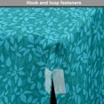 thumbnail image 4 of Botanical Dog Crate Cover, Leaves and Branches Pattern in Monochrome Design Foliage Art, Easy to Use Pet Kennel Cover Small Dogs Puppies Kittens, 7 Sizes, Deep Sky Blue Sea Blue, by Ambesonne, 4 of 6