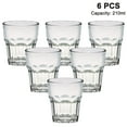 thumbnail image 1 of Stackable Clear Drinking Cups, Durable Glass, Bpa-Free, Perfect For Outdoor Use, Feels Nice In The Hand, Resistant To Thermal Shock And Chipping, 1 of 8