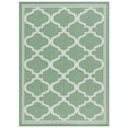 thumbnail image 2 of SAFAVIEH Machine Washable Rug Indoor/Outdoor Bermuda Collection - Bermuda Tamaya Geometric Machine Washable Indoor/Outdoor Area Rug, Green/Ivory, 5'3" x 7'6", 2 of 12