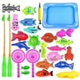thumbnail image 1 of Juego de agua y pesca magnético de 28 piezas Wmkox8yii para niños 24 pulgadas, 1 of 9