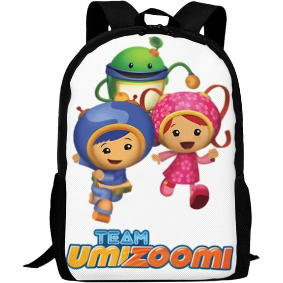 Cartoon Backpacks Team Anime Umizoomi Adjustable Funny Laptop Backpack Double Shoulder Bag for Women Men Climbing Shopping Work