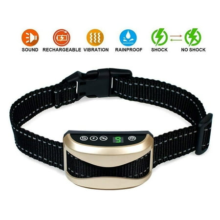 Anti Barking Collar No Bark Rainproof Humane Training for (Best Anti Bark Collar)