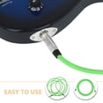 thumbnail image 3 of Phenofice Guitar Cables Acoustic Guitar Cable Rubber Green for Musicians 1Pack, 3 of 8