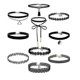 thumbnail image 1 of 10 Pieces Choker Necklace Stretch Gothic Necklace, 1 of 1