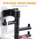thumbnail image 4 of Estante De Almacenamiento Giratorio Sin Perforaciones, Estante De Baño, Gancho Giratorio, Gancho Para Toallas Plegable, Colgador De Gancho Para Bata Triple Con Brazos Giratorios Speravity HA018040-00, 4 of 7