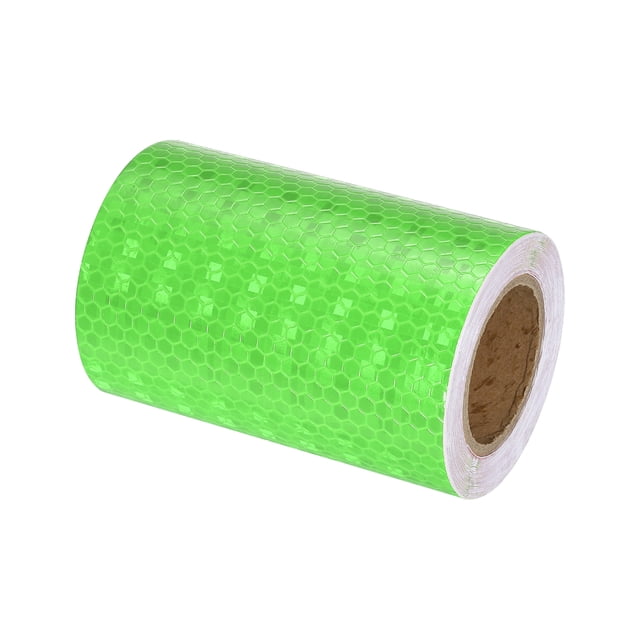 Unique Bargains Reflective Tape, 4' x 17 Ft Waterproof High Visibility Warning Safety Tape, Green