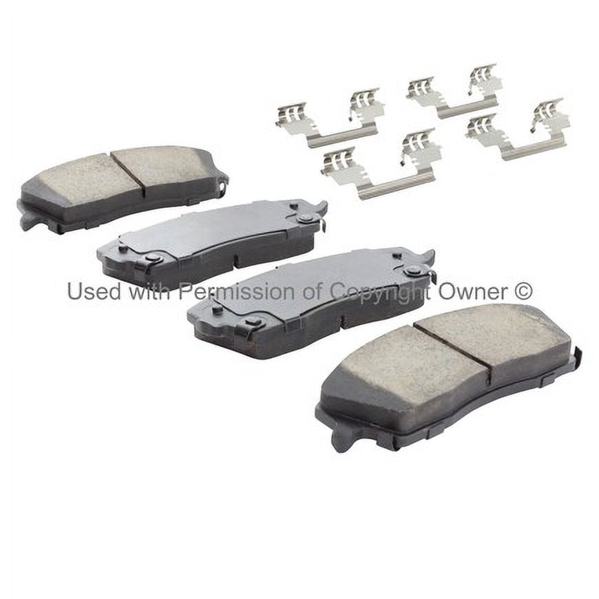Mpa Electrical 1003-1056C Quality Built Disc Brake Pad Set Black Series,