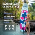 thumbnail image 2 of Santasup Stand Up Paddle Board 10' #WOODEN BLUE, 2 of 6
