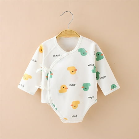 

Gubotare Winter Rompers Baby Boy Unisex Solid Baby Bodysuit 0-24 Months Sublimation Onsies Coming Home Blank Undershirt Clothes Green 0-2 Months