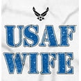 thumbnail image 2 of US Air Force USAF Wife Proud Spouse Women Plus Size Zipper Hoodie Brisco Brands 2X, 2 of 5