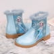 thumbnail image 1 of Nuevas botas de nieve para niños de otoño e invierno de Disney, botas de tubo medio con lentejuelas y terciopelo para niñas, botas para niñas con dibujos de princesas, 27-Insole17.5 CM Gao Jinjia LED, 1 of 1