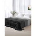 thumbnail image 6 of Black Grey Ombre Flat Sheets Only Queen Size, Soft Breathable Bed Top Sheets for Mattress, Farmhouse Vintage Wooden Striped Luxury Bedding Flat Sheets for Home Hotel Bedroom Bed Protection, 6 of 9