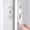180 Degree White, variant on 90 Degree White Barn Door Lock, Flip Gate Latch with Handle, Heavy Sliding Door Latches, Door Security Sliding Latch Lock for Cabinets, Bathroom, Garden, Window, Garage