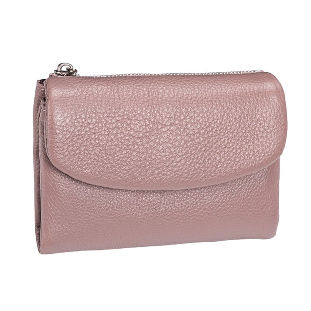 Leather Purse For Women RFID Blocking Soft Cowhide Compact Wallet Stylish Small Handbag Spacious Organizer Secure Durable
