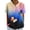Multicolor 1, variant on Shirts for Women Summer Short Sleeve 90s Halloween Print Casual Collared Work Blouse