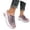 Pink, variant on Women Casual Shoes Platform Sole Slip On Breathable Lightweight Loafers Casual Half Slide Shoes For Daily Wear ,Us Size:8.5