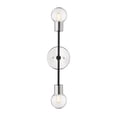 thumbnail image 7 of Z-Lite Neutra 2 Light Opal Glass Steel Wall Sconce in Matte Black and Brass, 7 of 7