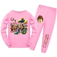 thumbnail image 3 of juego de dibujos animados niños pantalones de manga larga conjunto de pijama moda tendencia suéter sudadera pantalones casuales regalos de cumpleaños, 3 of 5