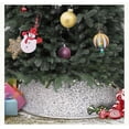 thumbnail image 4 of AmaMary Christmas Tree Surround Glitter Sequin Christmas Tree Skirt Christmas Tree Surround Artificial Tree Bottom Cover Festive Christmas Decoration(Large 22" Red), 4 of 5