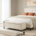 thumbnail image 2 of Upholstered Storage Bench, Bedroom Storage Ottoman, End of Bed Bench, 2 of 5