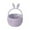 Purple, variant on Bunny Easter Basket, Handwoven Woven Storage Basket with Handle, Rabbit Shaped Basket for Baby Shower Favors, Nursery Organizer & Picnic Decor