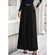 thumbnail image 3 of Pantalones PRETTYGARDEN 2025 de tiro alto, pierna ancha, negro XL, 3 of 8