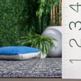 thumbnail image 5 of SAFAVIEH Courtyard Lillie Geometric Indoor/Outdoor Area Rug, Navy/Grey, 8' x 11', 5 of 11