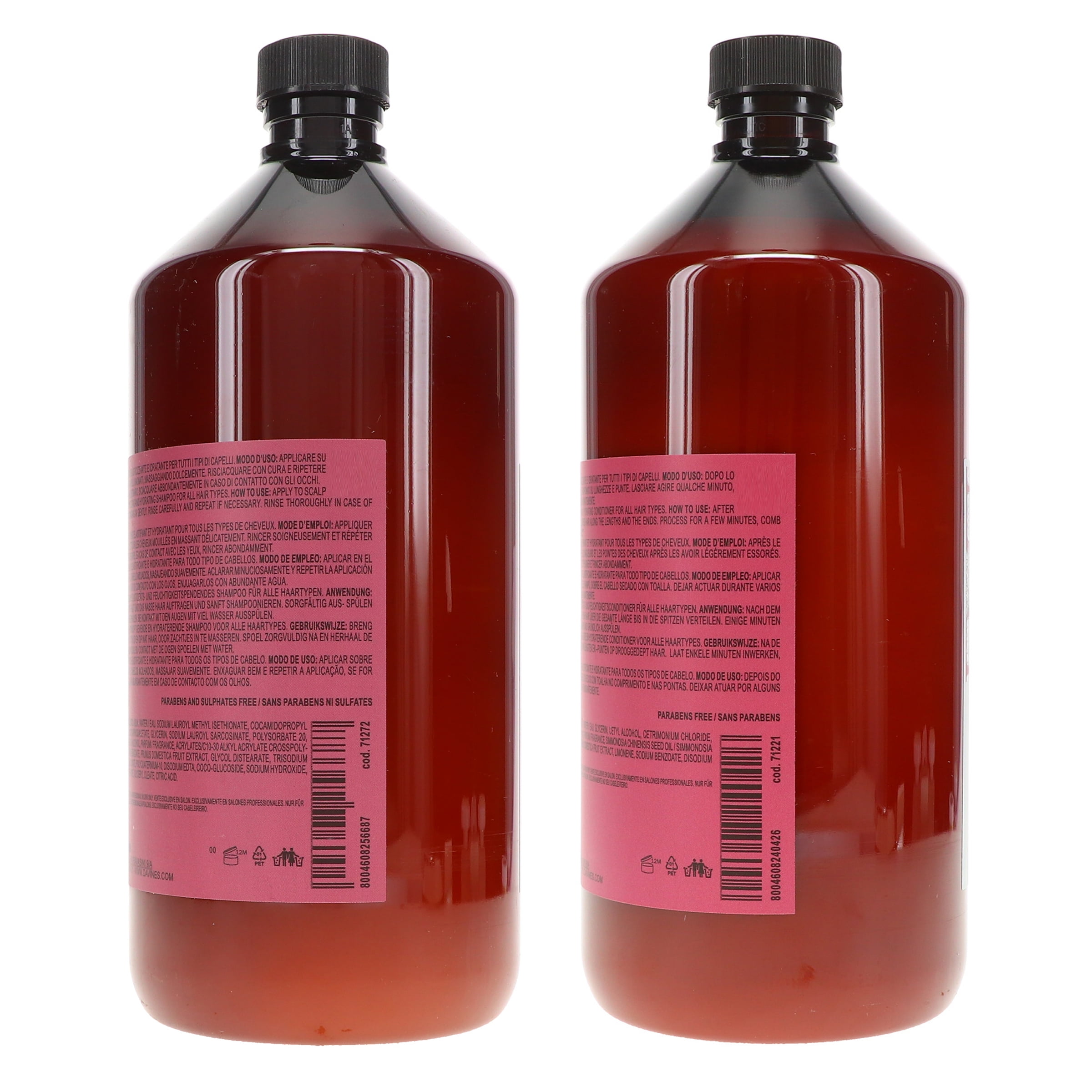 Davines NaturalTech Replumping Shampoo 33.8 oz & Conditioner 33.8 oz Combo Pack