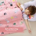 thumbnail image 2 of Manta pesada Sivio Pink Cat, 1,4 kg, 90 x 120 cm, 100% algodón, 2 of 7