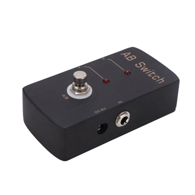 Pedal De Efectos Monobloque, Efecto De Interruptor AB, Acabado De Pintura De Tono Transparente Resistente Al Desgaste Con Flash LED Para Guitarra Eléctrica ANGGREK Otros