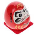 thumbnail image 2 of Estatua creativa de Daruma, figura decorativa de Daruma, estatua de Daruma japonesa de cerámica, figura de Daruma para interior de coche, figura de Daruma para restaurante de sushi, 2 of 8