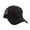 Black, variant on PMVFHDE Unisex Airy Mesh Baseball Cap with Hair Pull-Through Green Brown Print Sun Hat for Summer Outdoor Recreation