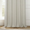 thumbnail image 6 of HPD Half Price Drapes Oatmeal Faux Linen Room Darkening Curtains for Bedroom & Living Room Curtains (1 Panel), Door & Window Curtains 108 inches long, Rod Pocket curtains & drapes, 50W X 108L, 6 of 11