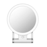 Impressions Vanity Focus Tri Tone Dual Sided LED Makeup Mirror with 360 Degree Tilt and Magnification