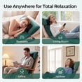 thumbnail image 5 of HOMEMASSA Vibrating Massage Mat with Heat,Shiatsu Kneading Neck Massager, Full Body Massage for Neck and Back,Gifts, 5 of 11