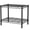 Black, variant on Golpart Small 3 Tier Shelves Storage Wire Shelving Unit Metal Shelf Adjustable Organizers Storage Shelving with Wheels for Bathroom Laundry Room Kitchen Pantry12”D x 18”W x 30.7”H Black