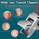 thumbnail image 3 of Gentleman's Wide Jaw Nail Trimmer with Splash-Free Design and Angled Tip, 3 of 5