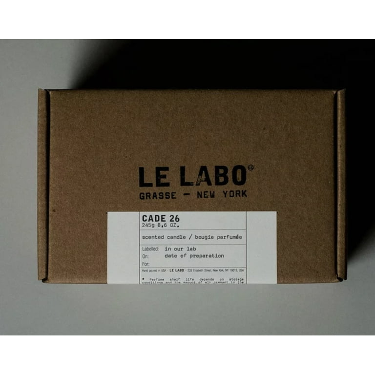 Le Labo Perfumed Cade 26 Candle, 8.6oz / 245g, Smoky