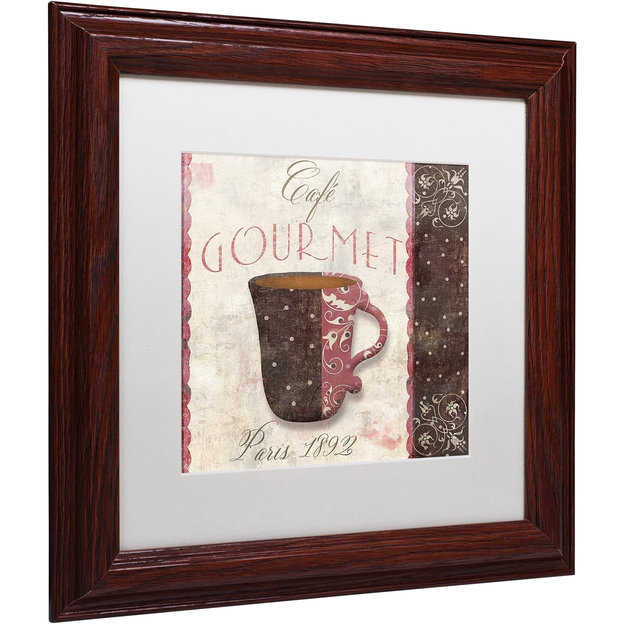 Trademark Fine Art "Patisserie XII" Canvas Art by Color Bakery White Matte, Wood Frame