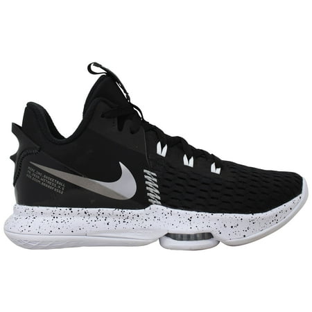 

Nike Lebron Witness V Black/Metallic Silver-White CQ9380-001 Men s Size 11.5 Medium