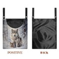 thumbnail image 7 of ZIATUBLE Wolf Snow Clothespin Storage Bag Washable Hanging Clothespin Bag with Large Opening Clothespin Holder Bag Easy to Install Clothesline Bag for Clothes Pins Outdoor, 7 of 7