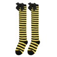 thumbnail image 3 of Y2K High Striped Socks Elastic Over The Knee Knit Stockings for Women Kids Girls Halloween Christmas,One Size, 3 of 3