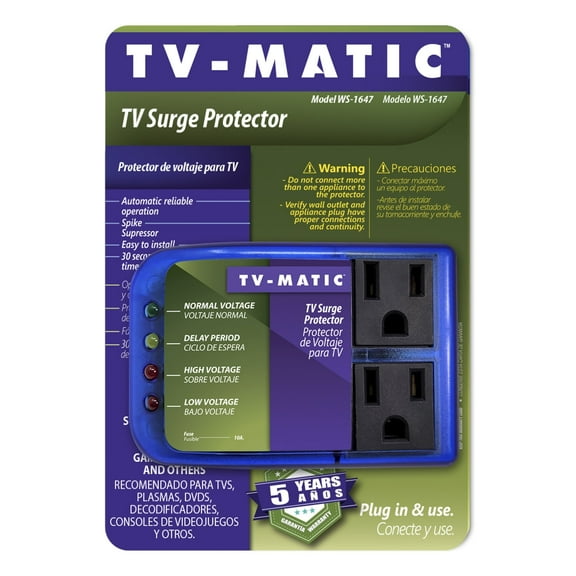 Electronic Surge Protector for TV, DVD and Game Consoles
