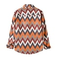 thumbnail image 4 of Awdenio Men's Printed Lapel Printed Shirt Jacket, 4 of 6