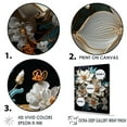 thumbnail image 3 of Designart "Golden Frost Snowdrops" Snowdrops Floater Framed Canvas Art Print, 3 of 5
