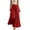 Red, variant on TEAJOPSUU Womens Pleated Wide Leg Palazzo Maxi Pants Flowy High Waist Elastic Elatic Drawstring Culottes Pants Dressy Daily Everyday Vacation Trousers Blue