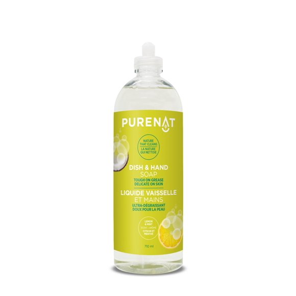 PURENAT Dish & Hand Soap Lemon & Mint 710ml